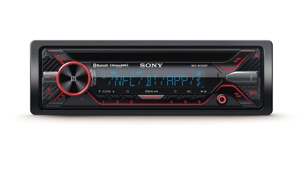 Sony MEX-N5200BT CD Receiver with Bluetooth, external microphone and SiriusXM Ready (Disco by manufacturer)