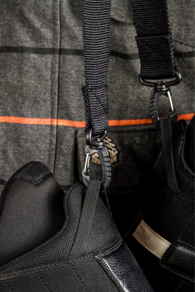 Sukoa Ski and Snowboard Boot Carrier Strap - Men & Women - Shoulder Sling Tote Leash Also for Ice Skates & Rollerblades - Equipment Accessories for Bag, Kit and Gear Pack