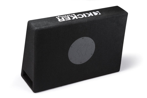 Kicker Single 10-Inch Comp 4 Ohm 150W Loaded Subwoofer Enclosure Box | 43TC104