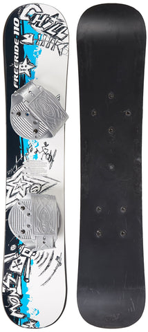 EMSCO Group - Graffiti Snowboard - Great for Beginners - For Kids Ages 5-15 - Design your Own Board Graphic - Solid Core Construction - Adjustable Step-In Bindings