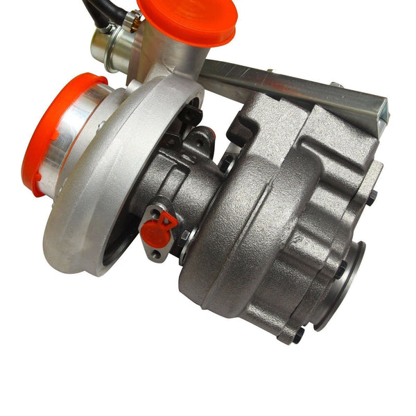 BLACKHORSE-RACING Diesel Turbocharger HX35 HX35W Turbo Charger with Internal Wastegate Turbine Fit for 1999 2000 2001 2002 Dodge Ram 2500 3500 5.9L Truck 6BT Cummins Engine (3592766)