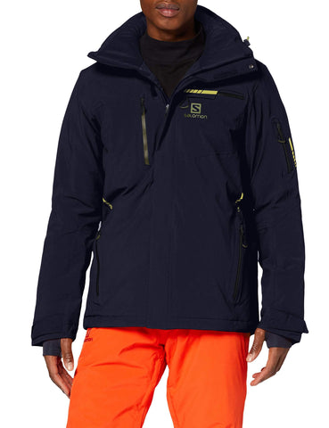 SALOMON Men's Brilliant JKT M, Night Sky, Small