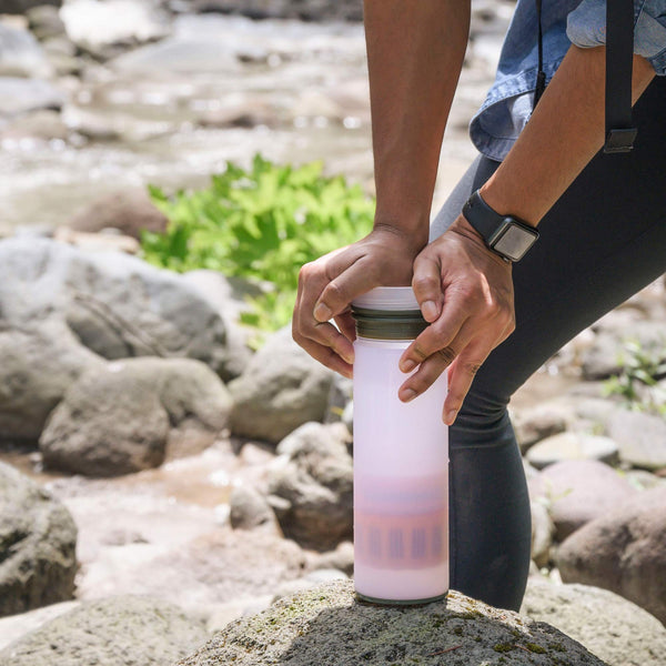 GRAYL Ultralight Water Purifier [+ Filter] Bottle (Alpine White)