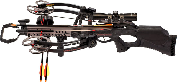 Barnett Vengeance Crossbow with 3x32mm Scope Package, 140-Pound Draw Weight, Carbon Black