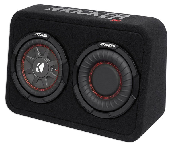 Kicker TCWRT674 CompRT 6.75" Subwoofer in Thin Profile Enclosure 4ohm 150W