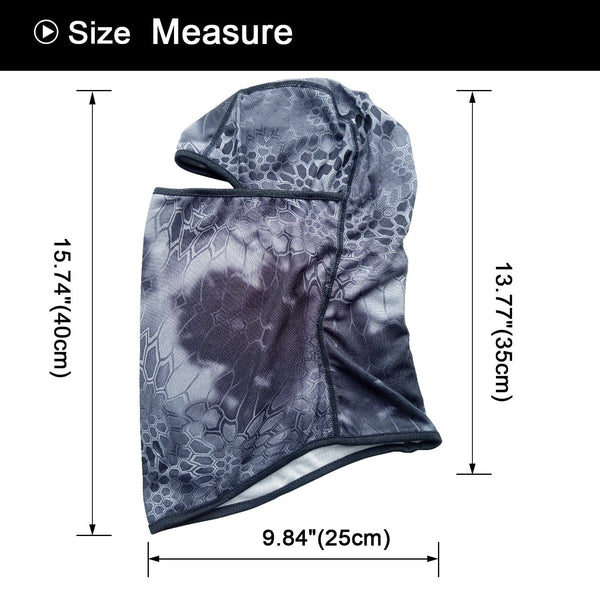 AXBXCX Camouflage Breathable Seamless Balaclava Helmet Liner Face Mask UV Protection Dust for Running Snowboarding Ski Fishing Hunting Off-Roading Motorcycle ATV 01