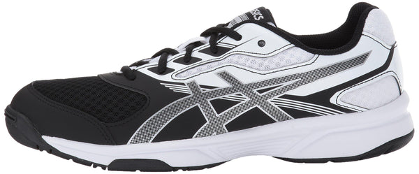 ASICS Womens Upcourt 2 Volleyball Shoe, Black/Silver/White, 10 Medium US [product _type] ASICS - Ultra Pickleball - The Pickleball Paddle MegaStore