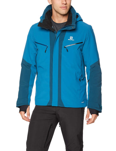 Salomon Men's Icecool JACKET , MOROCCAN BLUE/Reflecting, Medium