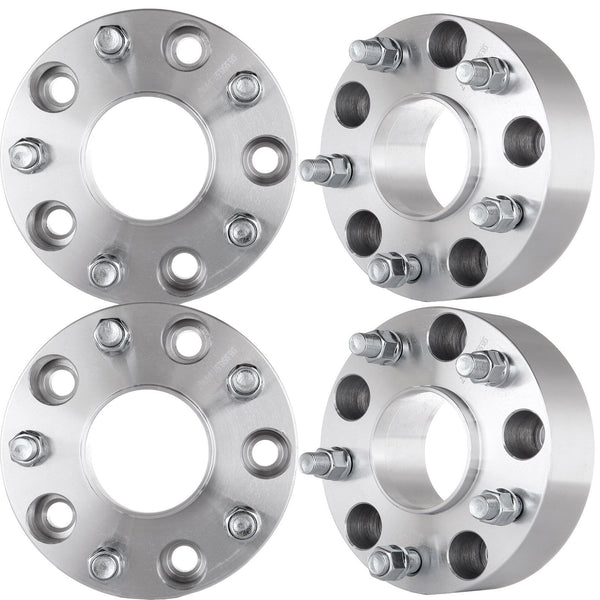 5X5.5 Wheel Spacers,ECCPP 5 lug Wheel Spacers 2" 5x5.5 to 5x5.5 9/16 Studs Fits for Ram 1500 Durango Dakota Mitsubishi Raider Chrysler Aspen(4X)