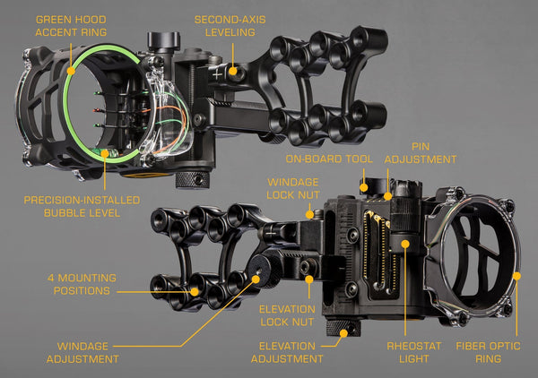 Trophy Ridge Fix Series Sight, 3 pins