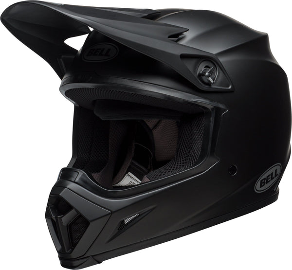 Bell MX-9 MIPS Equipped Motorcycle Helmet (Solid Matte Black, Medium)