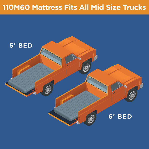 Rightline Gear 110M60 Mid Size Truck Air Mattress (5' to 6' Bed)
