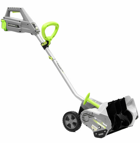 Earthwise SN74016 40-Volt Cordless Electric Snow Shovel, Brushless Motor, 16-Inch width, 300lbs/Minute (Battery and Charger Included)