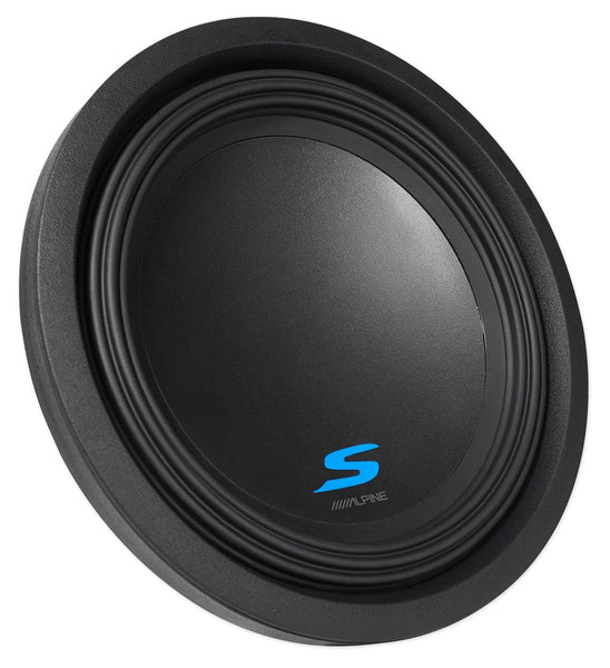 (2) Alpine S-W12D2 12" 3600 Watt Dual 2-Ohm Car Audio Subwoofers DVC Subs SW12D2