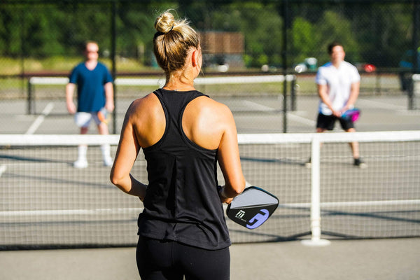 Gamma Pin Elongated Pickleball Paddle: Pickle Ball Paddles for Indoor & Outdoor Play - USAPA Approved Racquet for Adults & Kids - Pink/Blue [product _type] Gamma - Ultra Pickleball - The Pickleball Paddle MegaStore