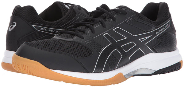 ASICS Mens Gel-Rocket 8 Volleyball Shoe, Black/White, 10.5 Medium US [product _type] ASICS - Ultra Pickleball - The Pickleball Paddle MegaStore