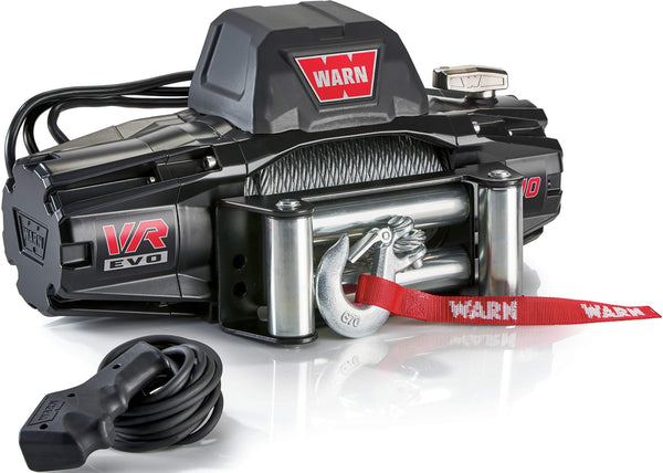 WARN 103252 VR EVO 10 Standard Duty Winch with Steel Cable - 10,000 lb. Capacity