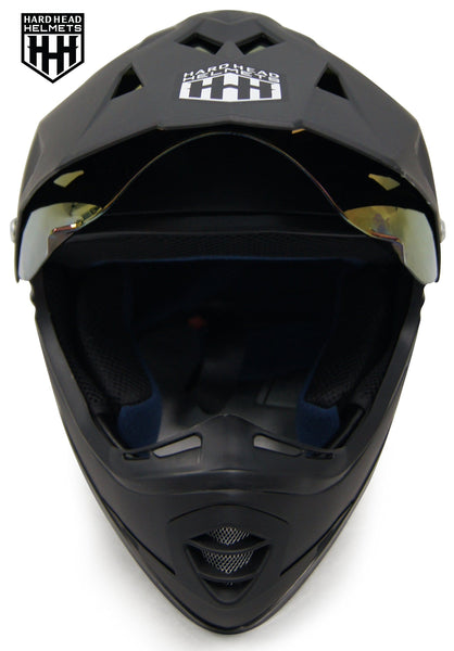 HHH DOT Youth Helmet for Dirtbike ATV Motocross MX Offroad Motorcyle Helmet with VISOR