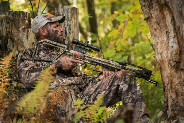 Wicked Ridge WR18015-5530 Warrior Ultra-Lite Crossbow, 350 FPS 15" Axel to Axel Multi-Line Scope