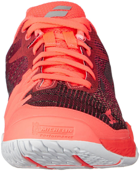 Babolat Women's Jet Mach II All Court Tennis Shoes, Fluo Pink/Silver/Fandango Pink (6 B(M) US) [product _type] Babolat - Ultra Pickleball - The Pickleball Paddle MegaStore
