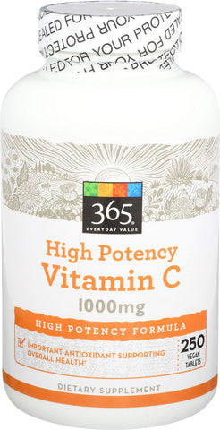 365 Everyday Value, Vitamin C 1000mg, 250 ct