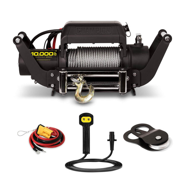 Champion 10,000-lb. Truck/SUV Winch Kit with Speed Mount and Remote Control