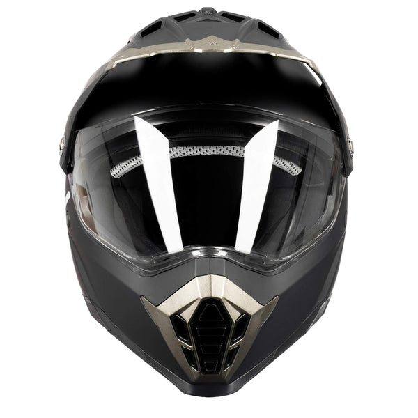Westt Dirt Bike ATV Motocross DOT Motorcycle Helmet Dual Visor Off Road Full Face