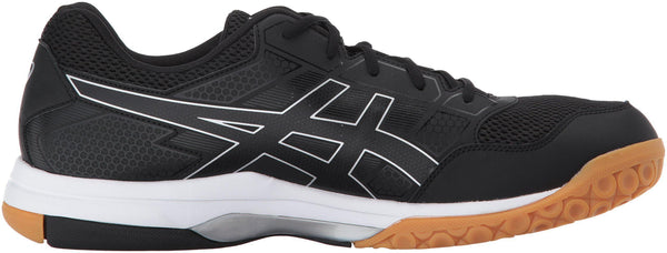 ASICS Mens Gel-Rocket 8 Volleyball Shoe, Black/White, 10.5 Medium US [product _type] ASICS - Ultra Pickleball - The Pickleball Paddle MegaStore