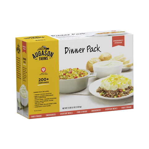 Augason Farms Dinner Pack Emergency Food Storage Kit 15 lbs 8.1 oz