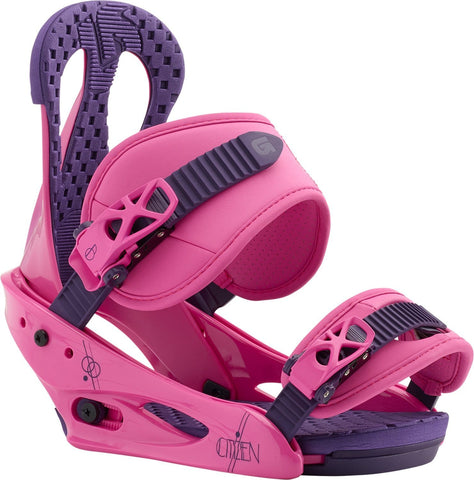 Burton Citizen Snowboard Bindings Pink Womens Sz M (6-8)