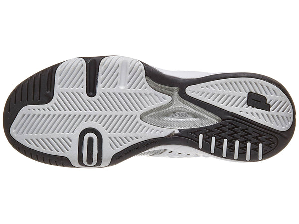 Prince Men's T22 Mid Tennis Shoe,White/Black/Silver,11 M US [product _type] Prince - Ultra Pickleball - The Pickleball Paddle MegaStore