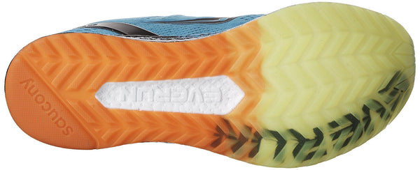 Saucony Men's Freedom ISO Running Shoe, Blue/Black/Citron, 9.5 M US [product _type] Saucony - Ultra Pickleball - The Pickleball Paddle MegaStore