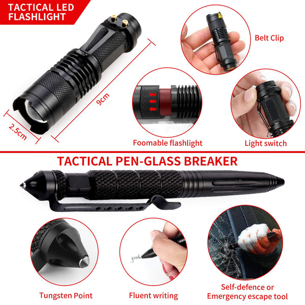 Sun Sante Emergency Trauma Survival First Aid Kit,Military Tactical Sling Rover Shoulder Bag Pack, IFAK EDC Molle System Outdoor Gear for Camping Boat Hunting Hiking Home Car Earthquake and Adventures