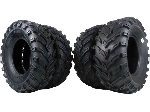MASSFX MS ATV/UTV Tires 26 x 9-12 Front & 26 x11-12 Rear, Set of 4 26x9x12 26x11x12