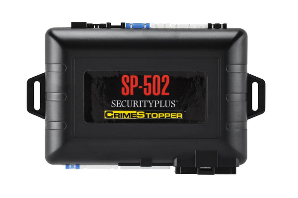 Crimestopper SP-502 2-Way LCD Paging Combo Alarm, Keyless Entry and Remote Start System with Rechargeable Remote