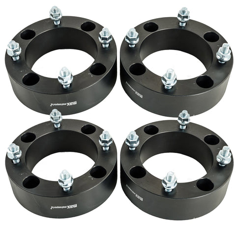 4pcs 2" 4/137 4x137 ATV Wheel Spacers for Can-Am Bombardier Outlander Commander Kawasaki Bayou UTV (Black)