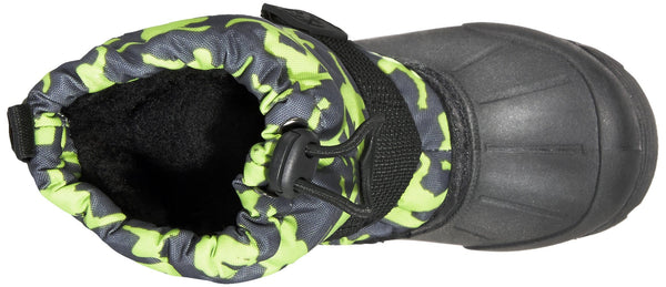 Northside Frosty Winter Boot (Toddler/Little Kid/Big Kid),Dark Grey/Green,6 M US Toddler