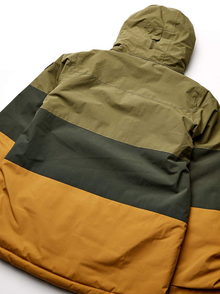 Burton Boys' Symbol Jacket, Martini Olive Multi, Large