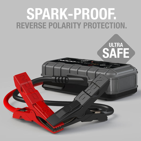 NOCO Boost HD GB70 2000 Amp 12-Volt UltraSafe 12-Volt UltraSafe Lithium Jump Starter For Up To 8-Liter Gasoline And 6-Liter Diesel Engines