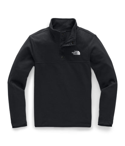 The North Face Boys' Glacier ¼ Snap, TNF Black, Large
