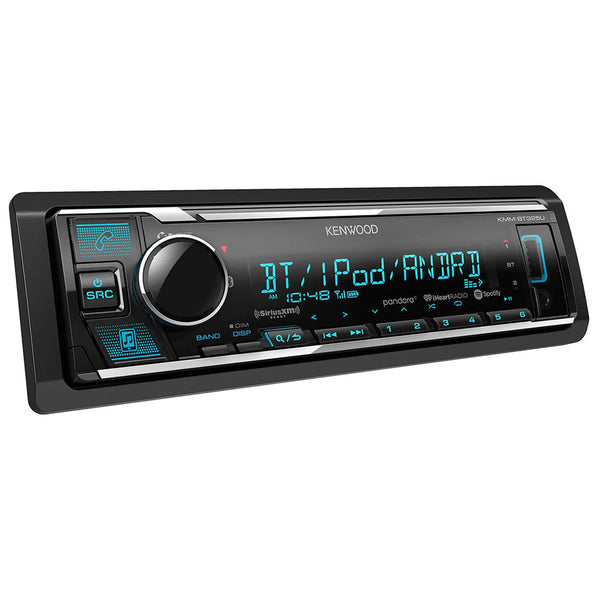Kenwood KMM-BT325U Single Din Bluetooth SiriusXM Ready in-Dash Digital Media Car Stereo Receiver W/Spotify Control + Emb Aux 3.5mm Cable