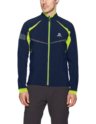SALOMON Men's RS Warm Softshell Jacket, Dress Blue, XX-Large
