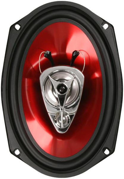 BOSS Audio CH6930 Car Speakers - 400 Watts of Power Per Pair and 200 Watts Each, 6 X 9 Inch, Full Range, 3 Way, Sold in Pairs