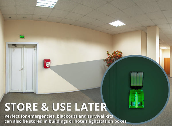 12 Ultra Bright Glow Sticks - Emergency Light Sticks for Camping Accessories, Parties, Hurricane Supplies, Earthquake, Survival Kit and More - Lasts Over 12 Hours (Green)