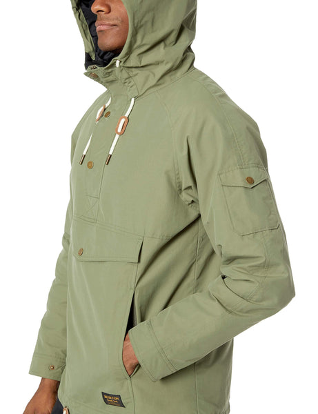 Burton Men's Welton Anorak, Clover, Large
