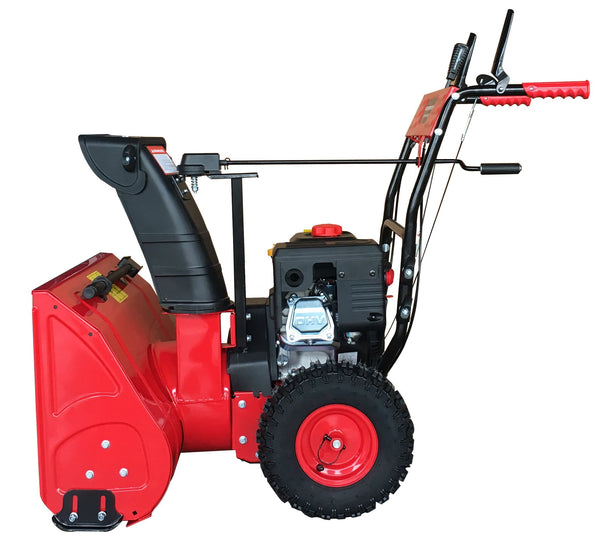 PowerSmart DB7279 24" Two Stage Gas Snow Blower with Electric Start