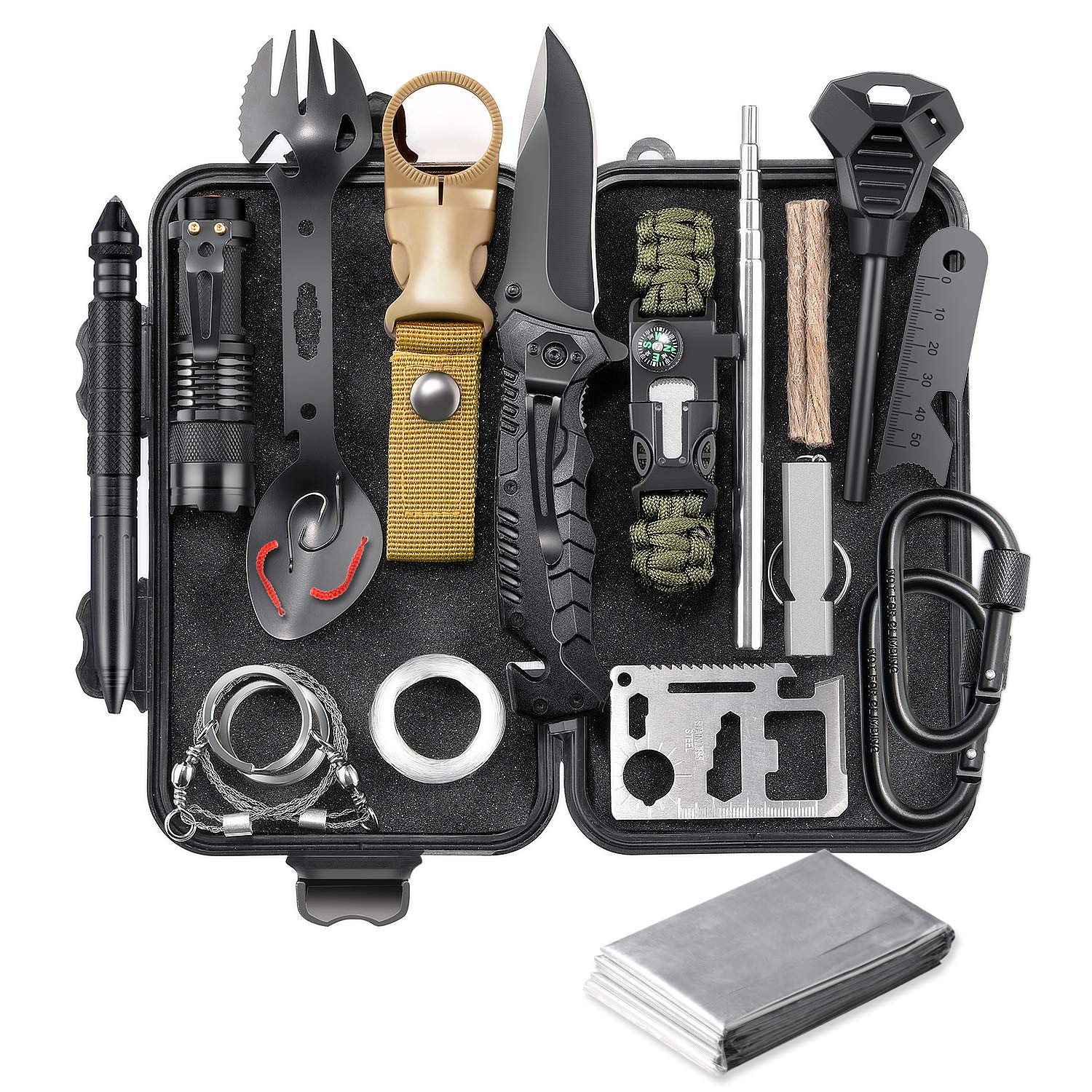 EILIKS Survival Gear Kit, Emergency EDC Survival Tools 24 in 1 SOS Ear –  Ultra Pickleball