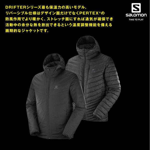 Salomon Men's Drifter Loft Hoodie , Black, Large