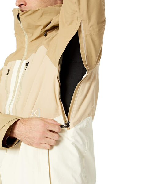 Burton Men's AK 2L Gore-Tex Swash Jacket, Canvas/Safari/Kelp, Medium