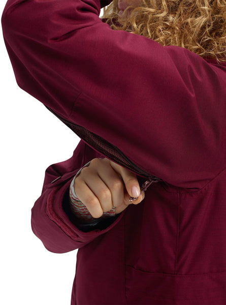 Burton Womens Jet Set Jacket, Port Royal Heather New, Small